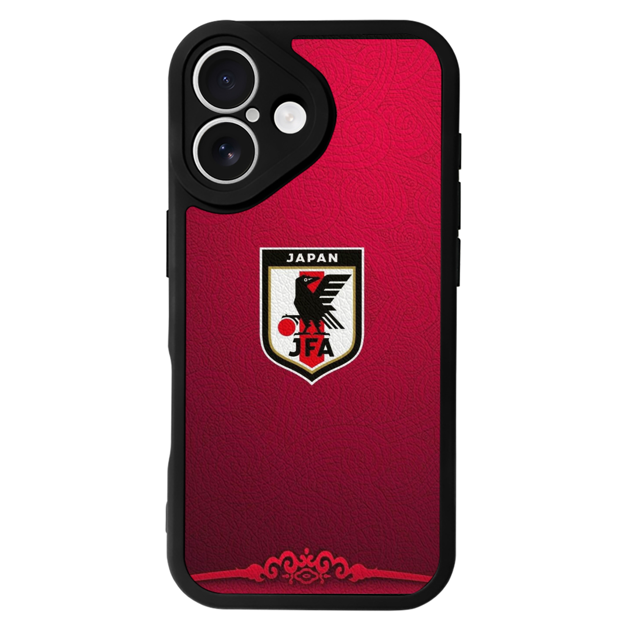 JFAロゴ - IPhone 16シリーズ対応 ・ シリコンスマホケース ・ レザー調 ・ 高精度フィット ・ 耐衝撃 ・ ワイヤレス充電対応 ・ 精密カット